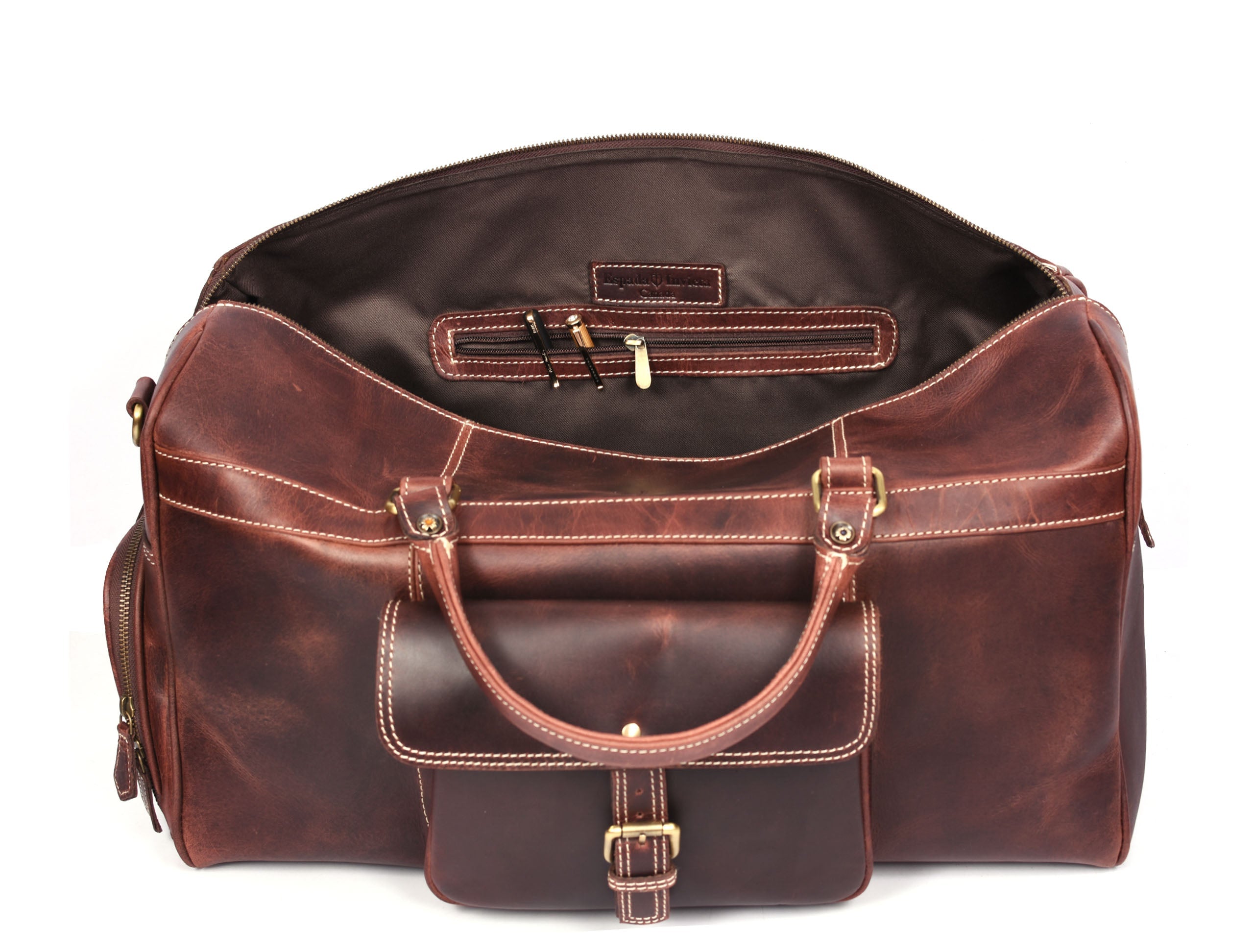 Dorval Leather Travel Bag – Rugged Elegance for Modern Explorers