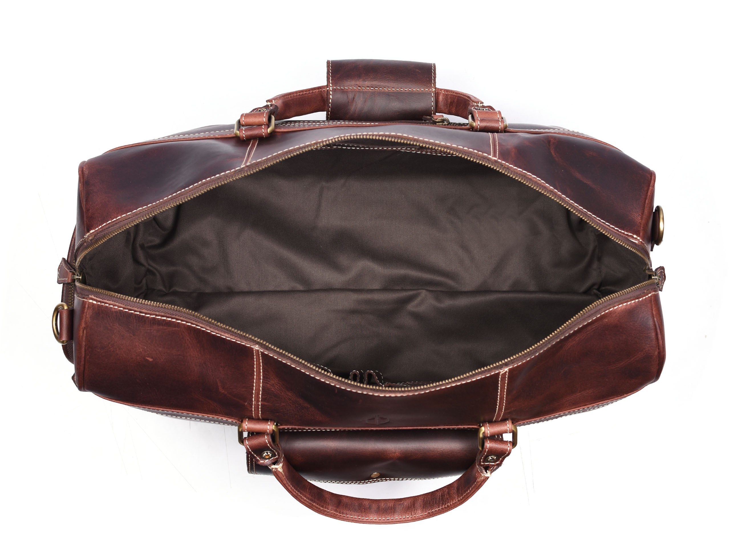 Dorval Leather Travel Bag – Rugged Elegance for Modern Explorers