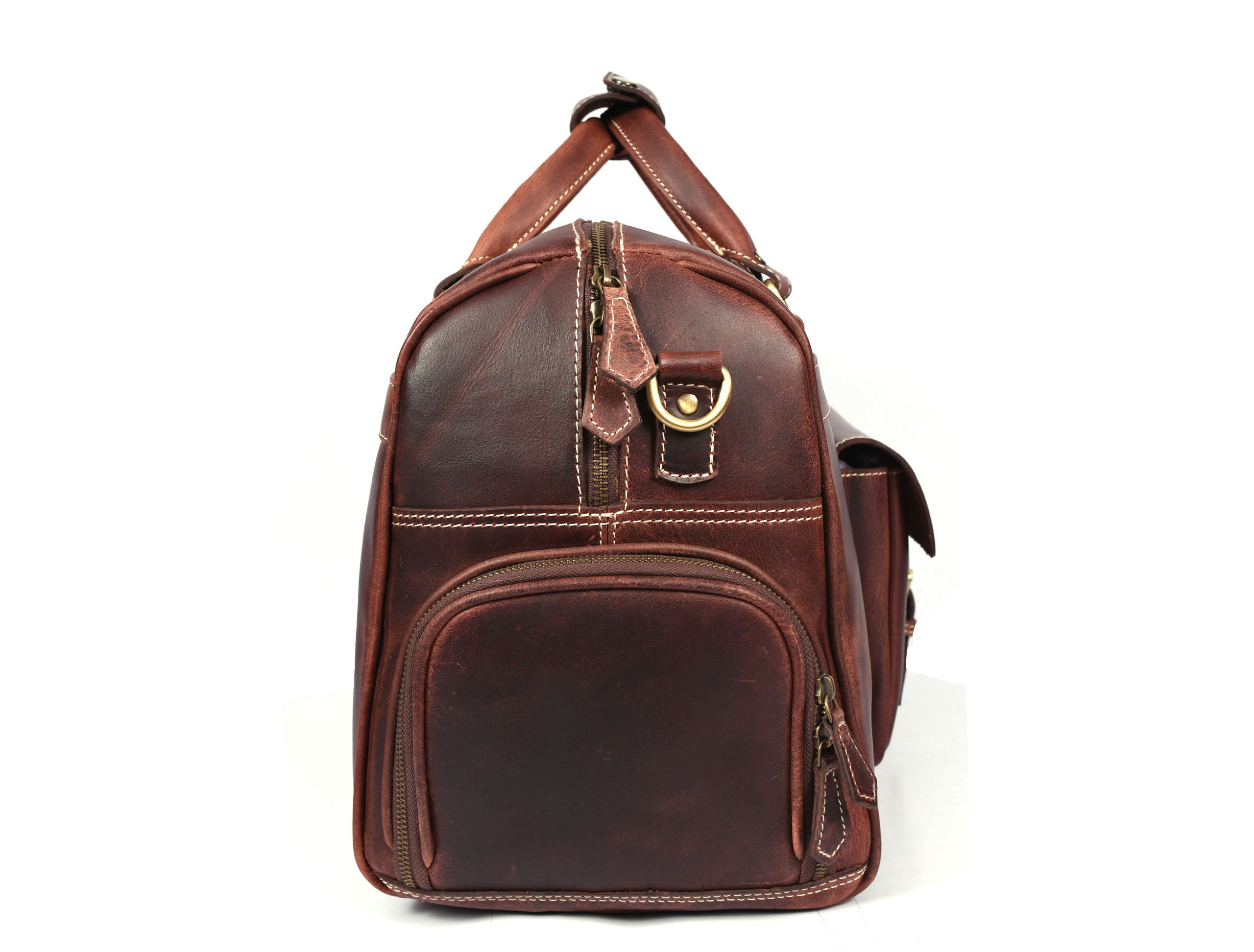 Dorval Leather Travel Bag – Rugged Elegance for Modern Explorers
