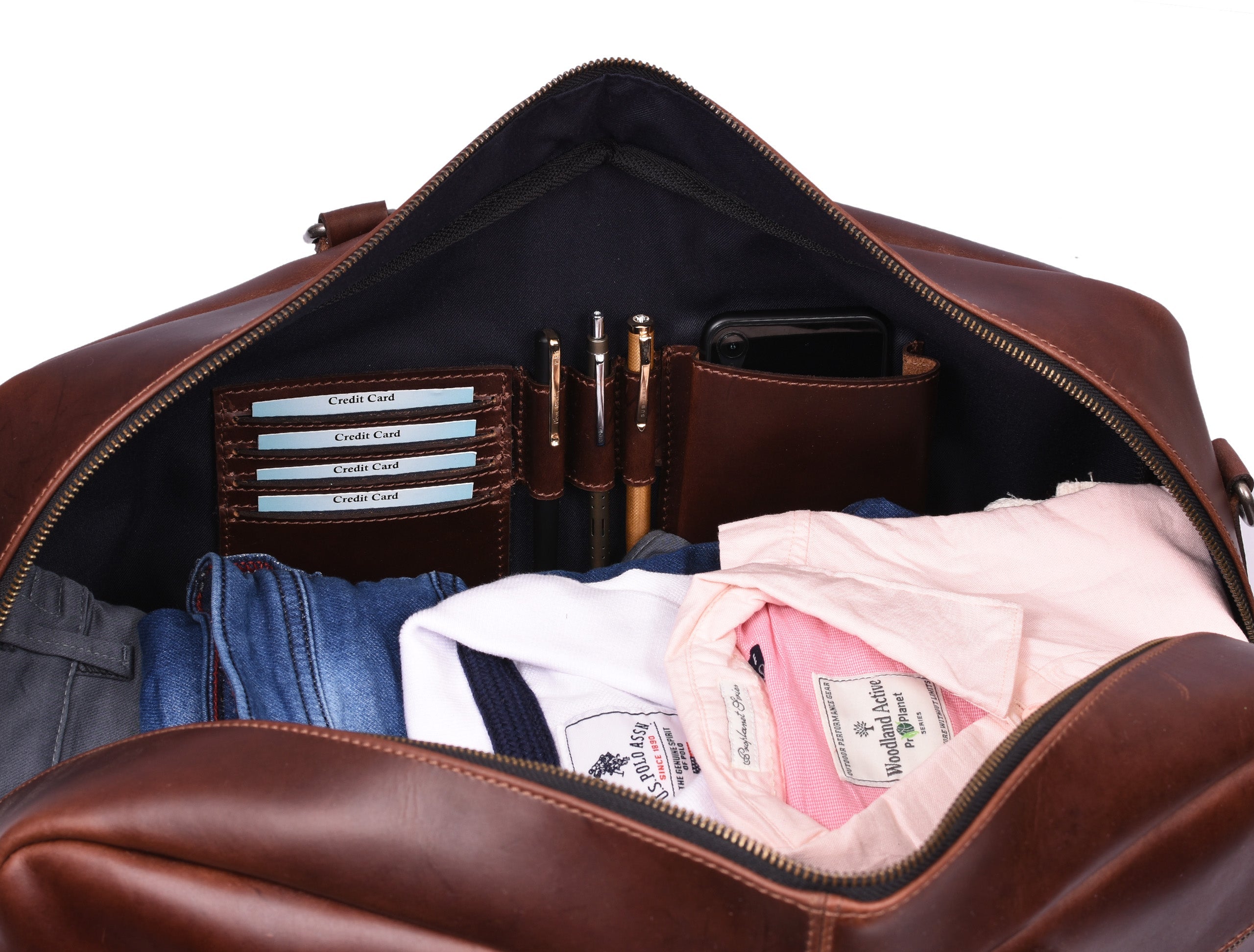 Classic Leather Portfolio Bag – Spacious & Stylish
