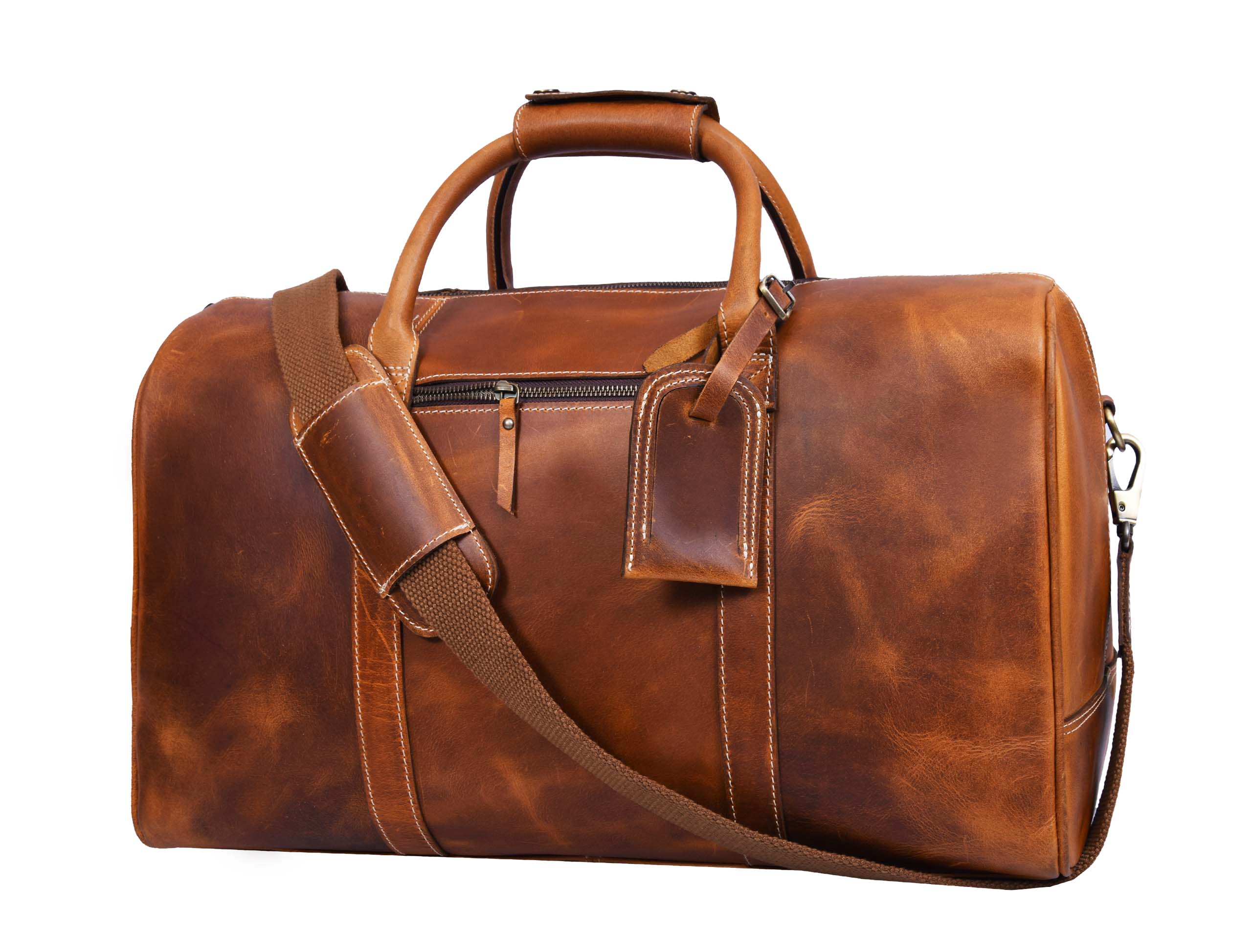 Walton Leather Travel Bag – Vintage Style & Durable Craft