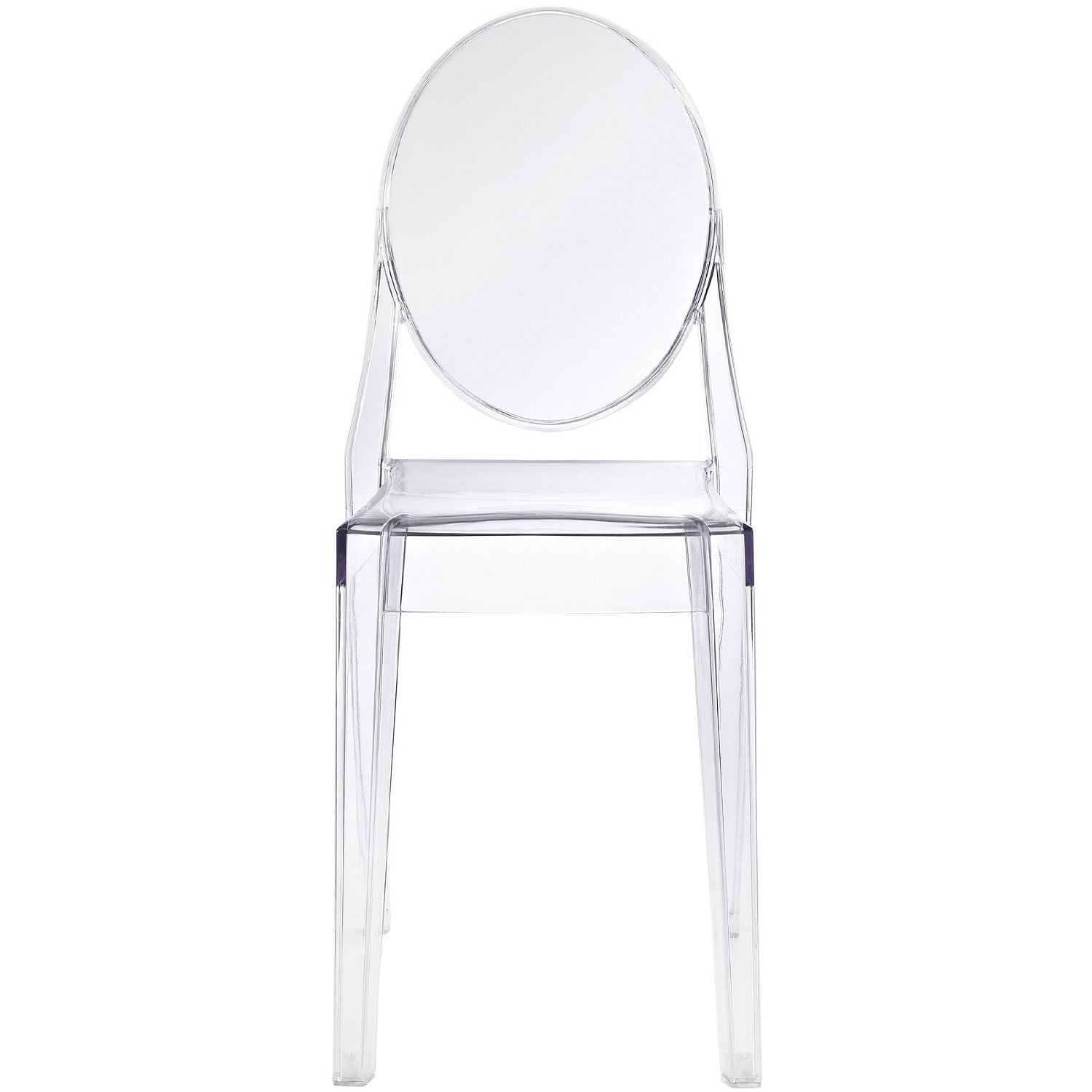 Stackable Clear Acrylic Dining Chair for Indoor or Outdoor Use - Free Shipping