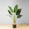 Lola 3’ Artificial Bird of Paradise Potted Plant – Realistic Faux Tropical Greenery with Silk Leaves and Real Bark for Home or Office Décor