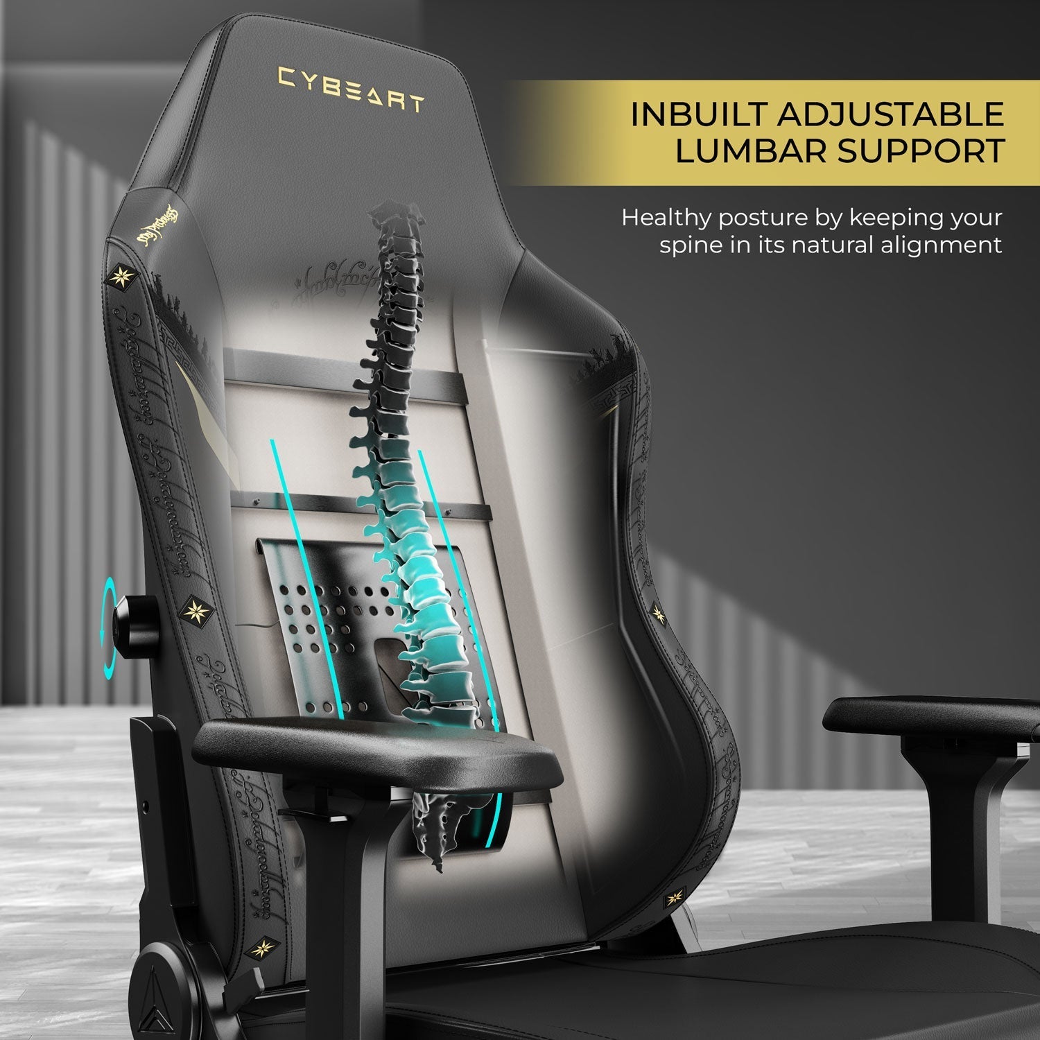 Lord of the Rings (Black Edition) Gaming Chair 