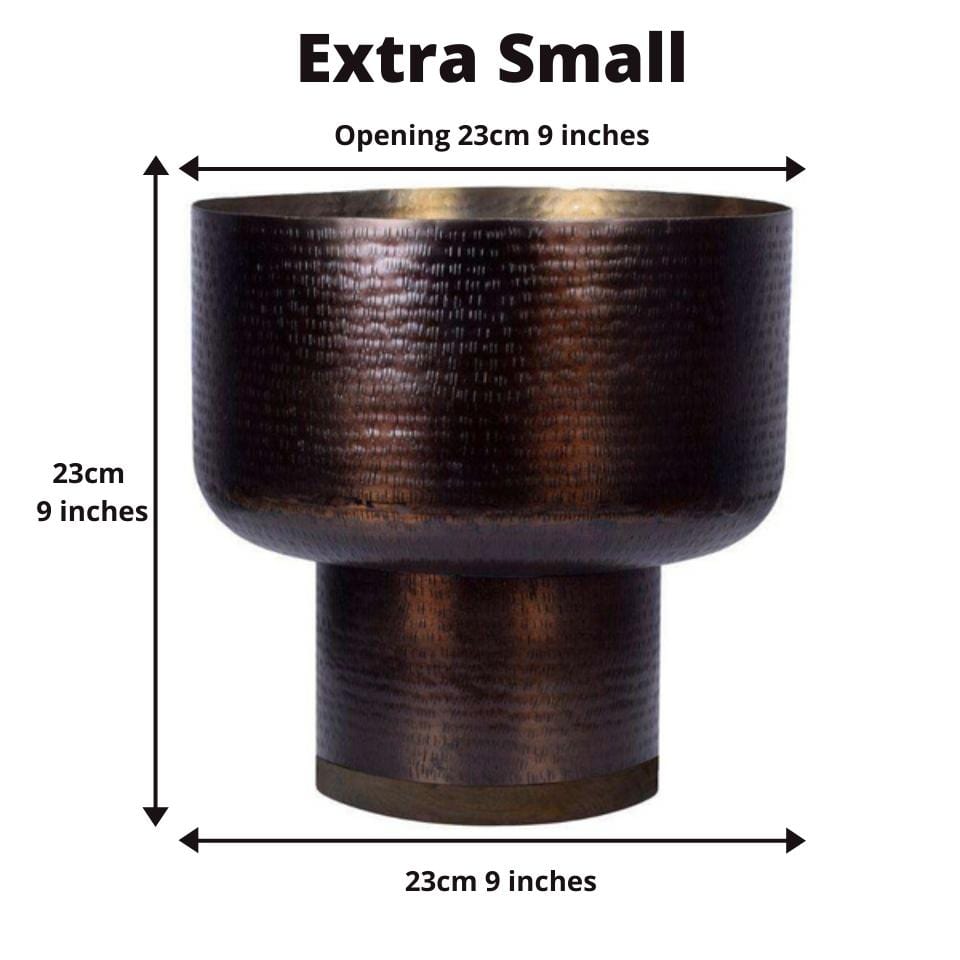 Lupe - Copper Mid-Century Mushroom Planter (Multiple Sizes) 