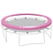 Soozier Trampoline Safety Upgrade: 12FT Edge Protection Spring Cover Pad, Waterproof Tear-Resistant, No Pole Holes, Pink