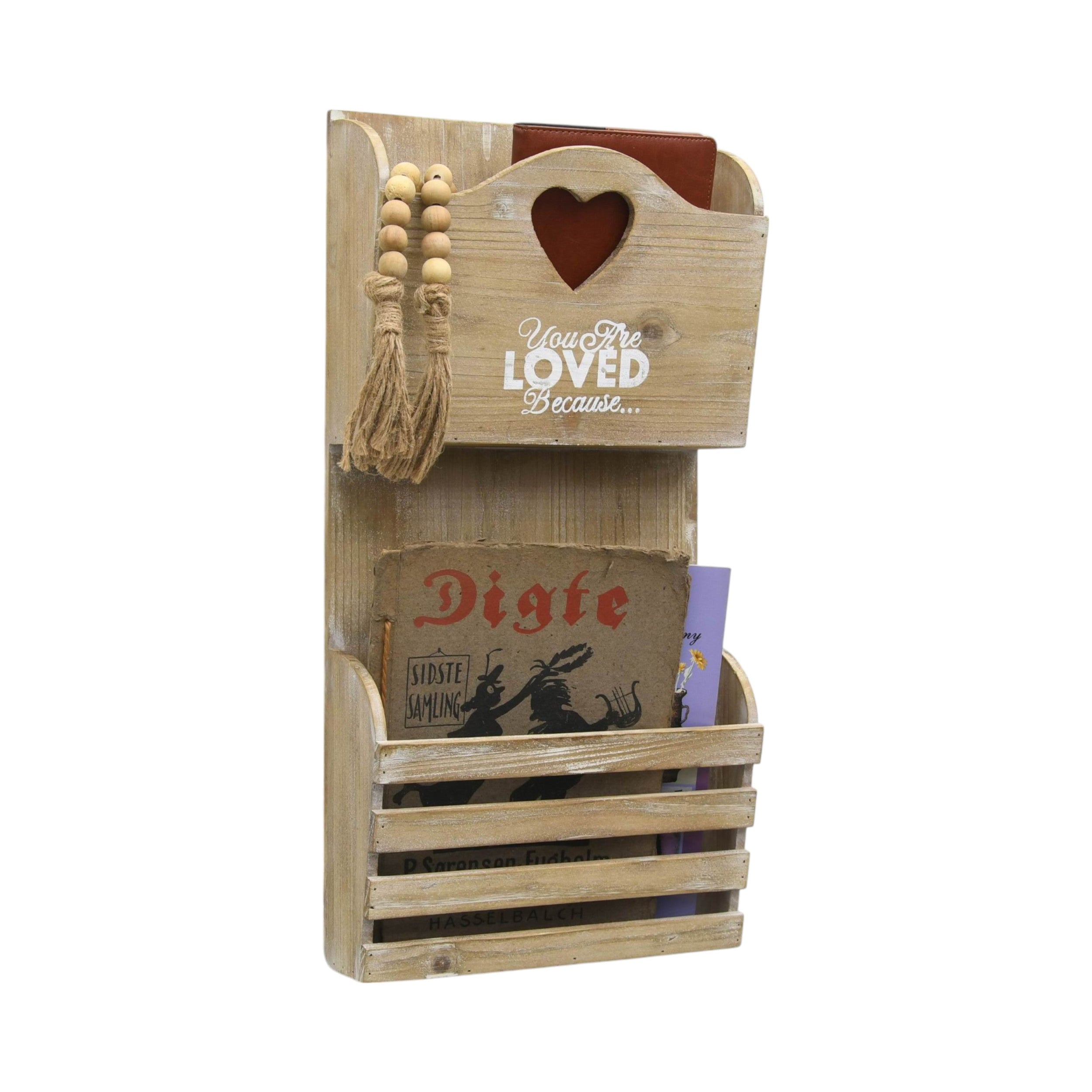 Wooden Wall Rack 