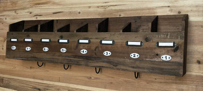 8 Compartment Wall Shelf 