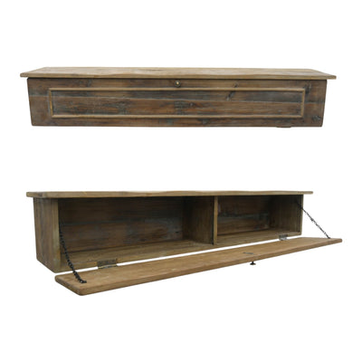 Mantel Shelf With Hidden Storage 