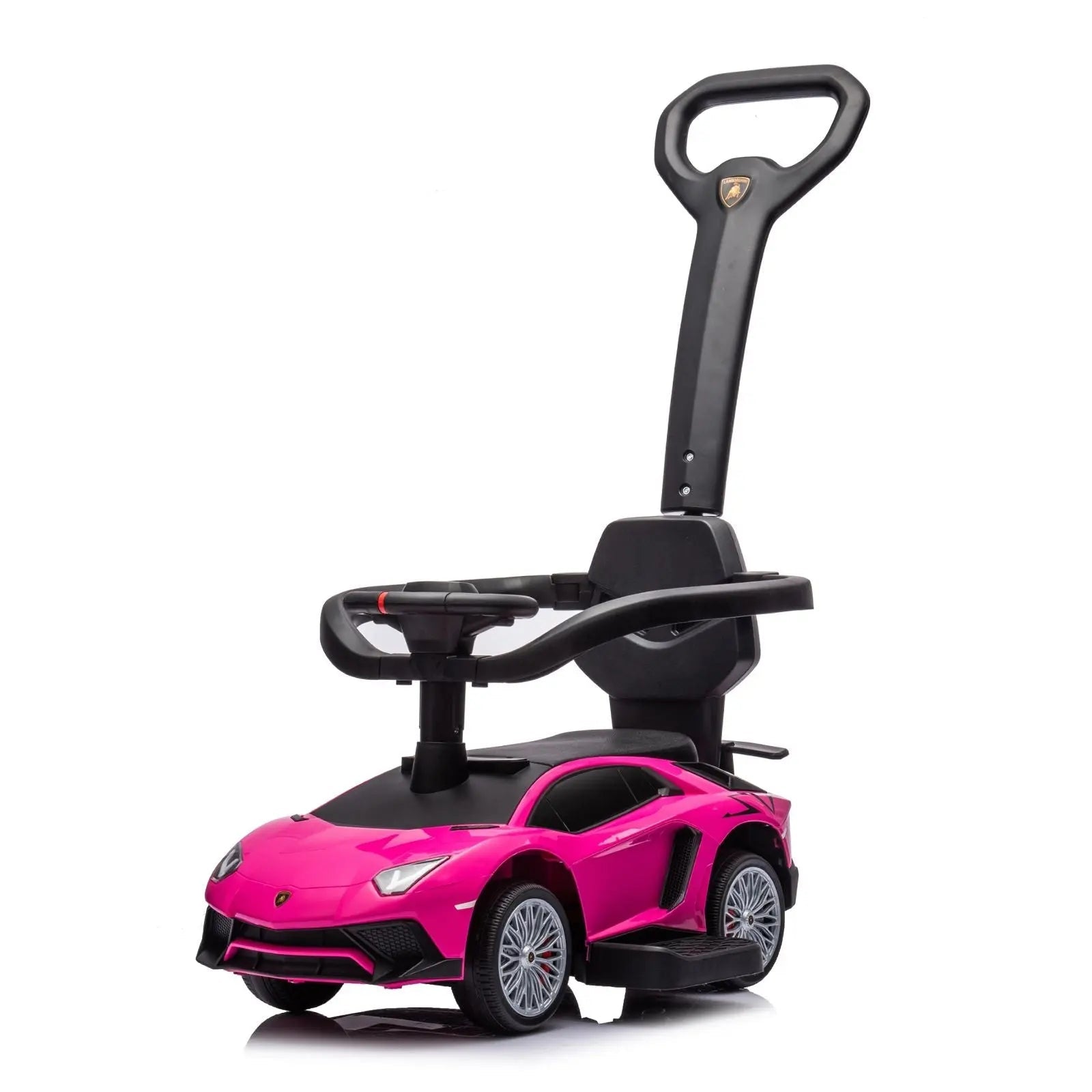 Lamborghini 3-in-1 Kids Push Ride On Toy Car 