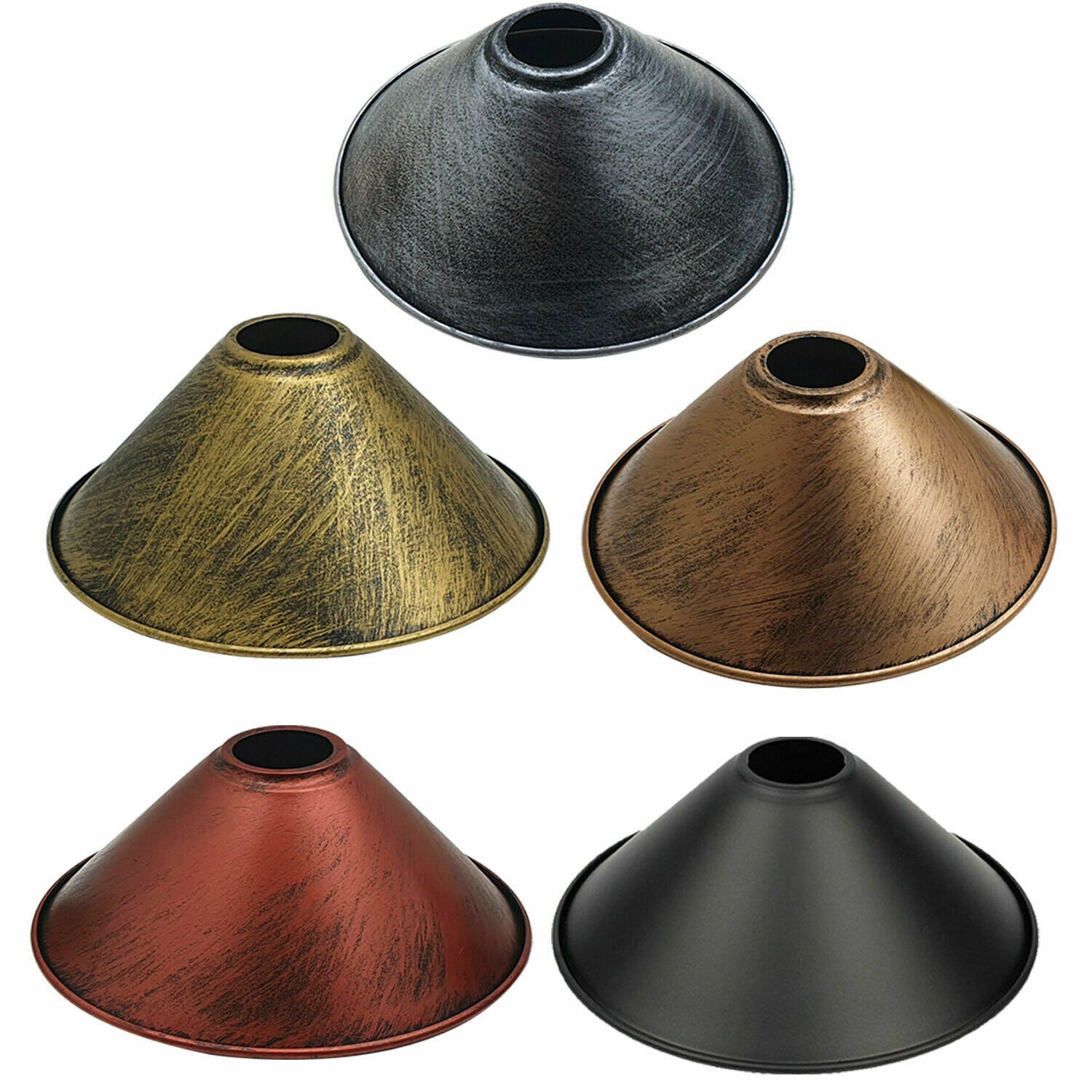 Industrial Metal Cone Ceiling Lamp Shades~1124 