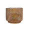 Lany Brass Mid-Century Planter – Handcrafted Antique Brass Basket Planter for Artificial Plants & Home Décor
