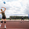 Soozier 14ft Badminton Net, Height Adjustable Outdoor Sports Net with Carry Bag, for Tennis, Pickleball and Volleyball