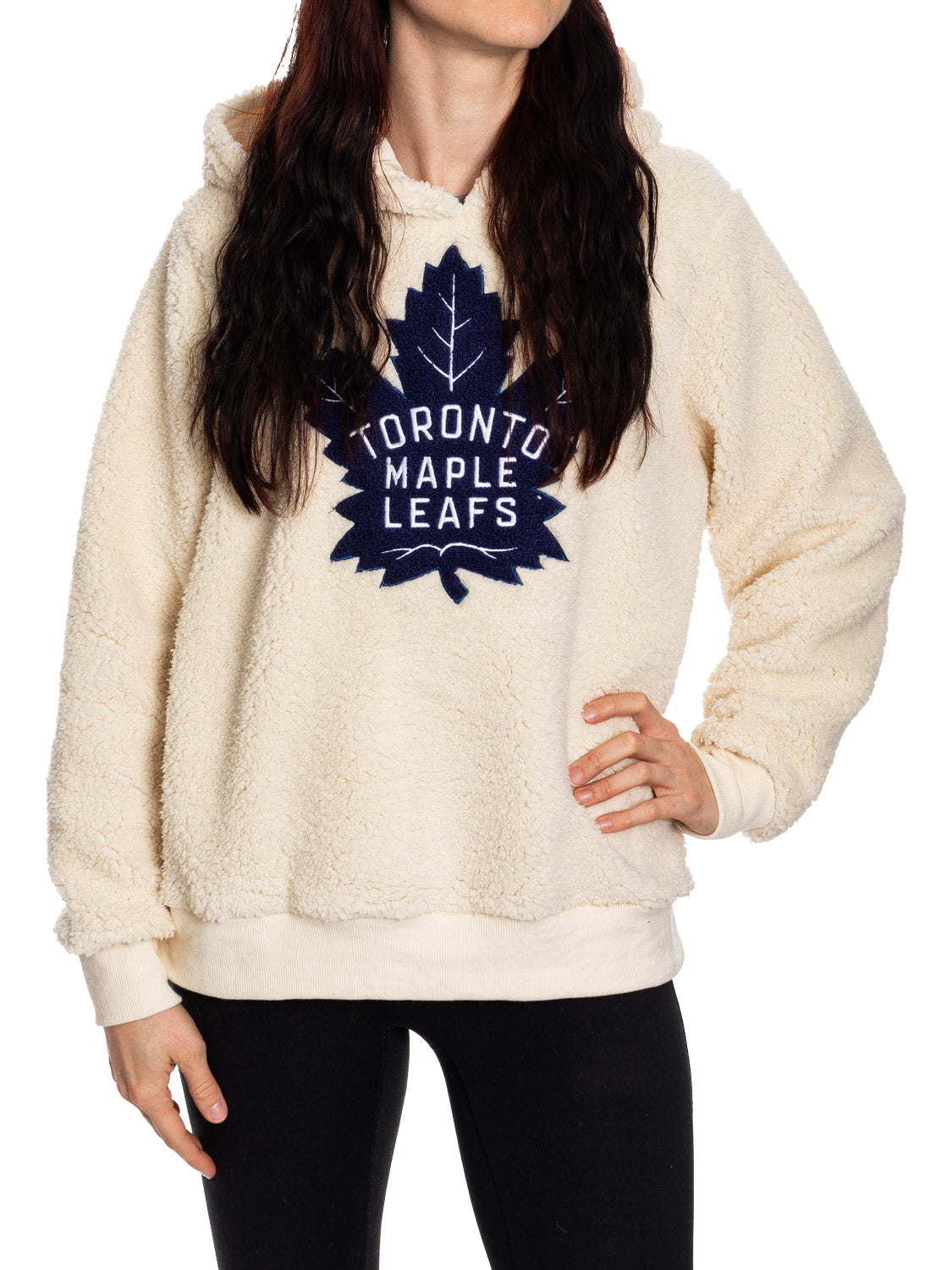NHL Toronto Maple Leafs Ladies Sherpa Hoodie 