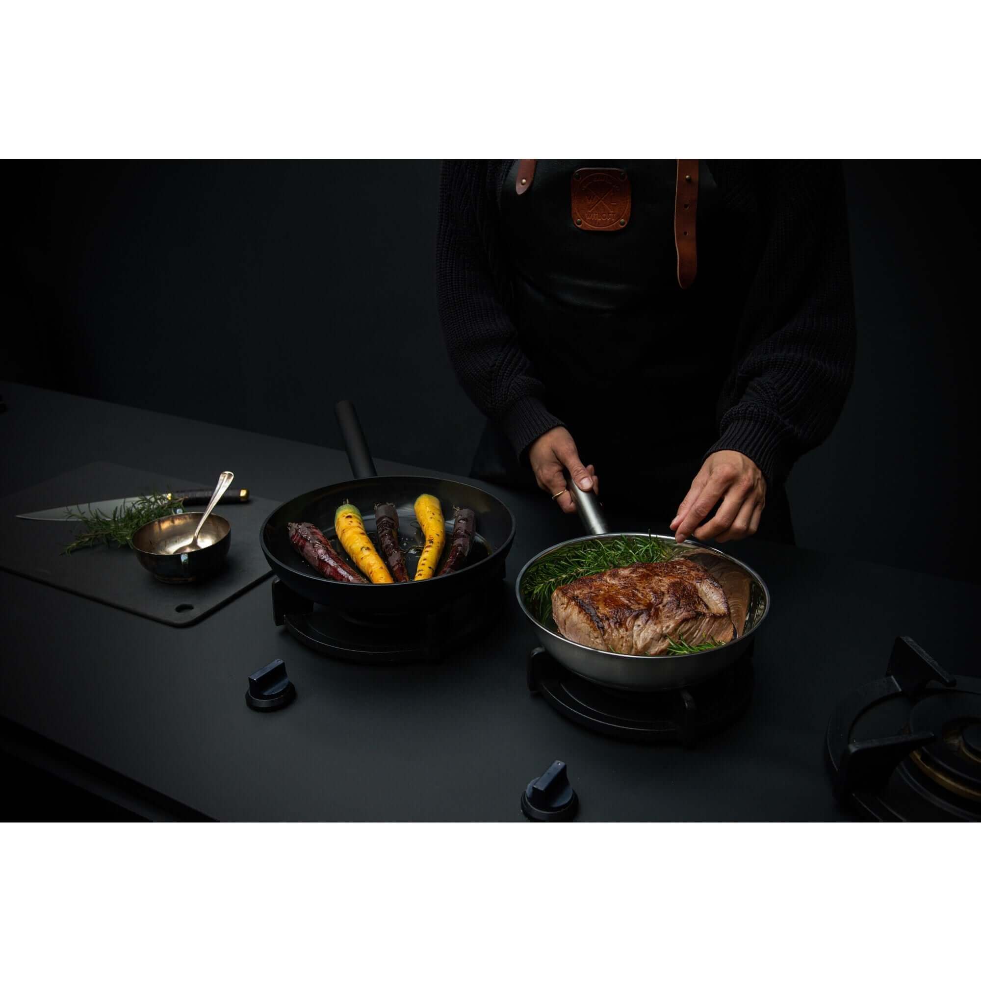 COMBEKK - Ceramic Aluminium FRY PAN 32 CM BLACK 
