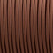 2 Core Round Electric Fabric Flexible Cable Brown~1415