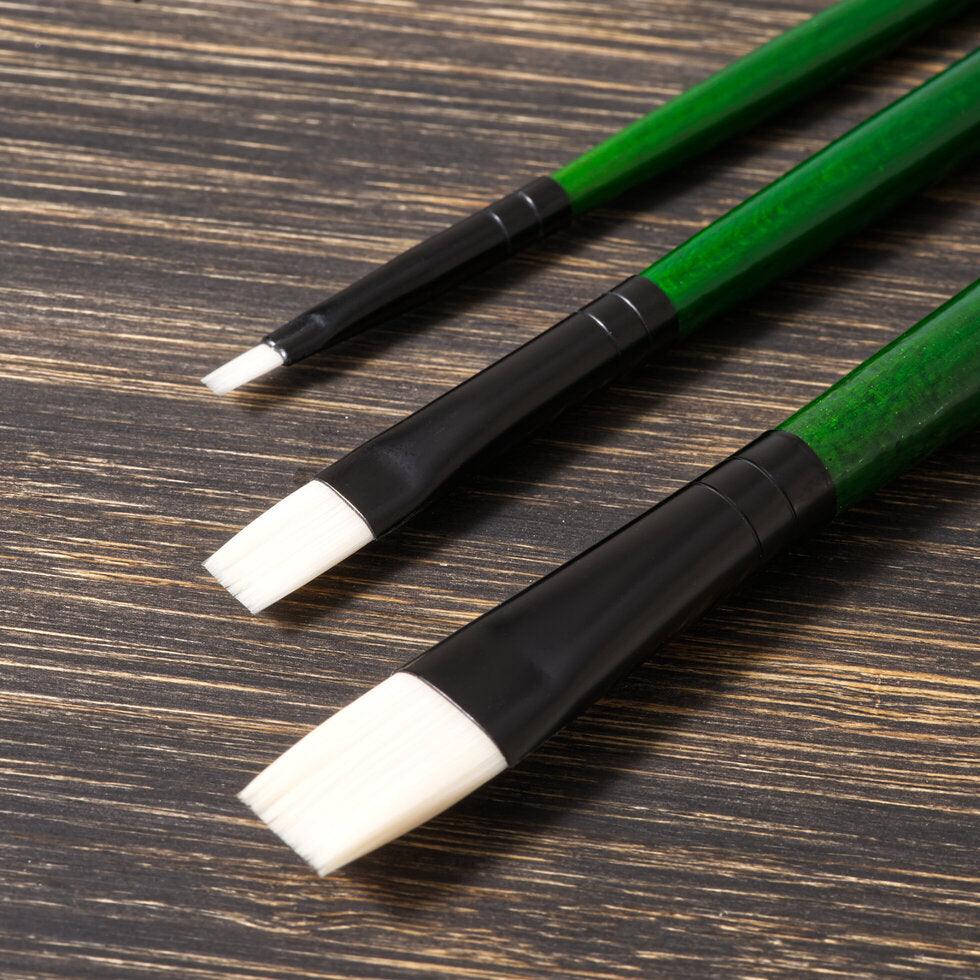 Tri-Art Artist Brushes - Long Handle Soft Synthetic - Stroke 