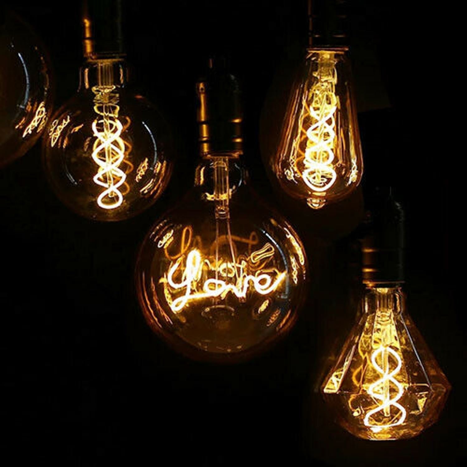 LED Bulbs 4W Decorative Light Bulbs E26 LED Filament Bulb Edison Lights~1158