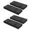 Outsunny 4PCS Patio Umbrella Base Weight Bag, Umbrella Stand Weights with Handles, 33 lbs with Sand Filling, Patio Umbrella Weights for Offset/Cantilever Umbrella Stand Base, Black