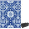 Outsunny 9' x 12' Portable Outdoor Rug Reversible Waterproof Mat with Carry Bag for RV Backyard Deck Blue