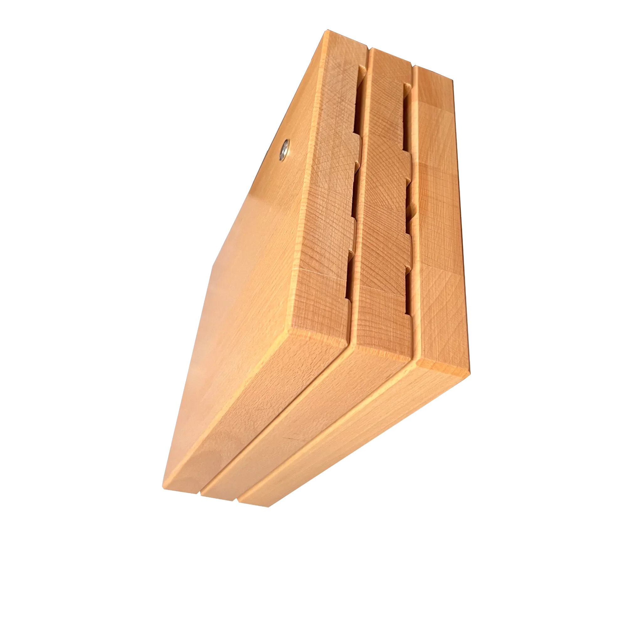 Knife Block Holder - Milly Beech Wood - (Knife not included) 