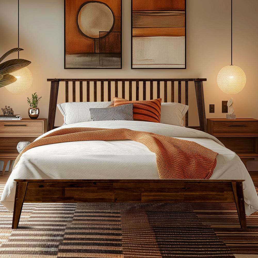 Kaylin Solid Wood Bed Frame 