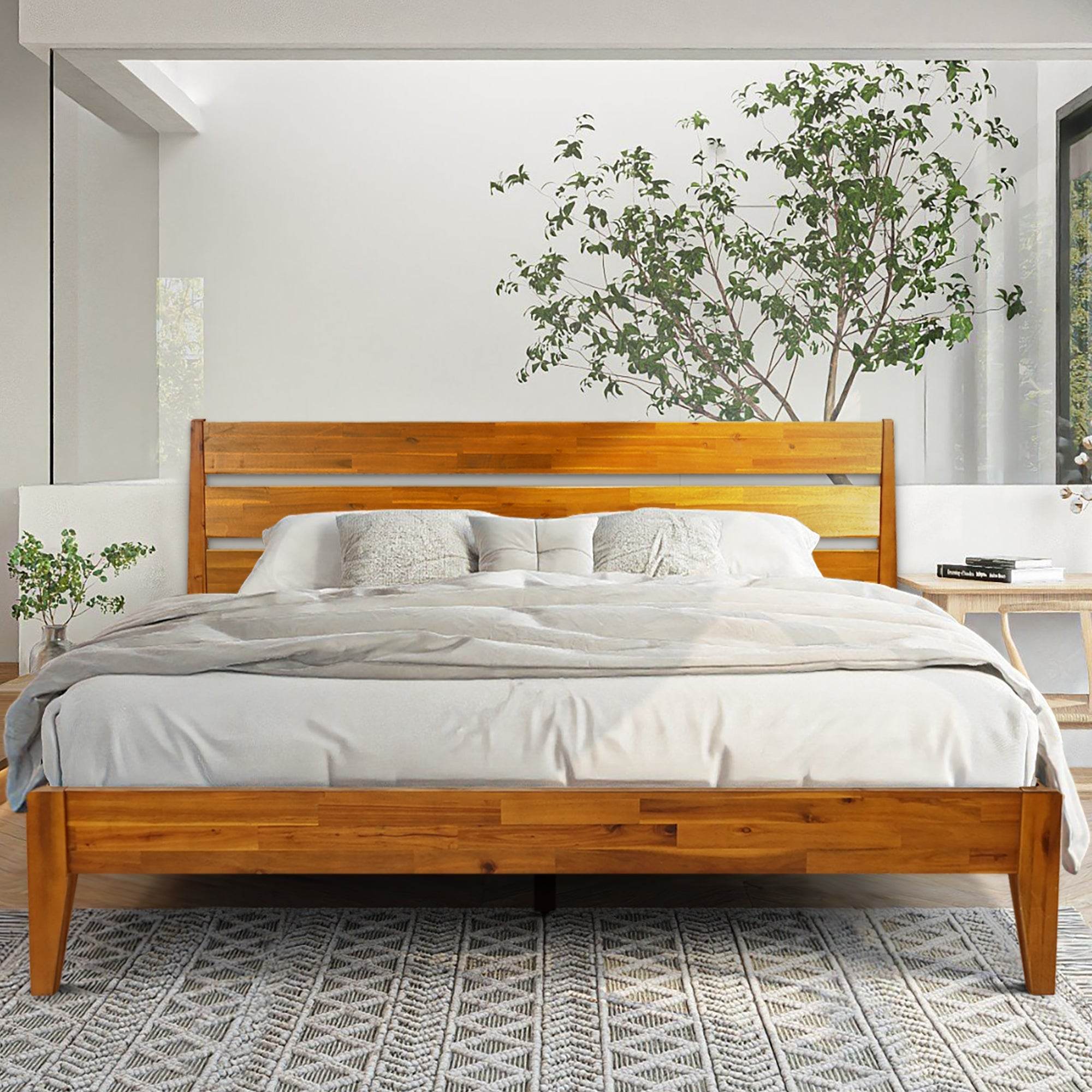 Emery Solid Wood Bed Frame 