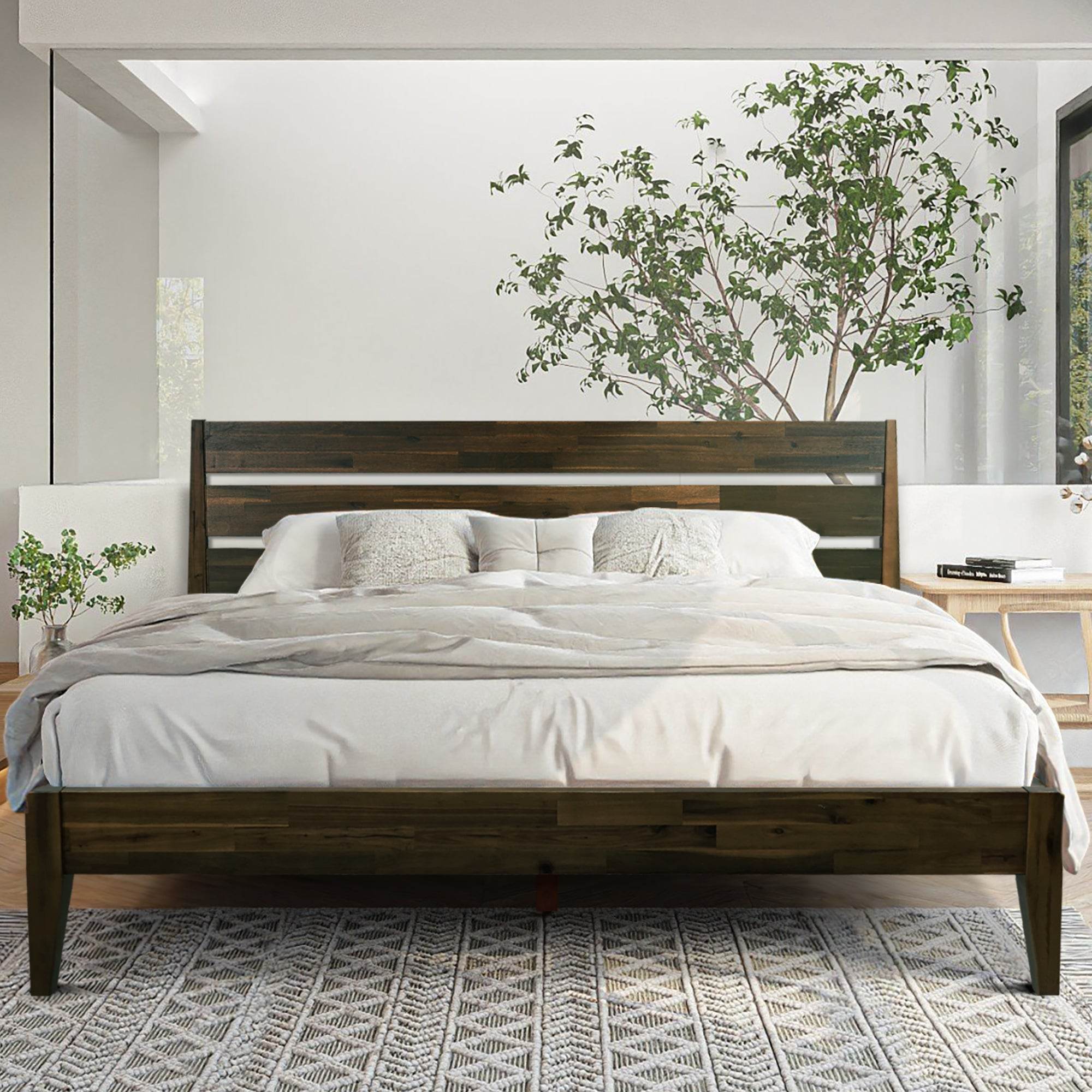 Emery Solid Wood Bed Frame 