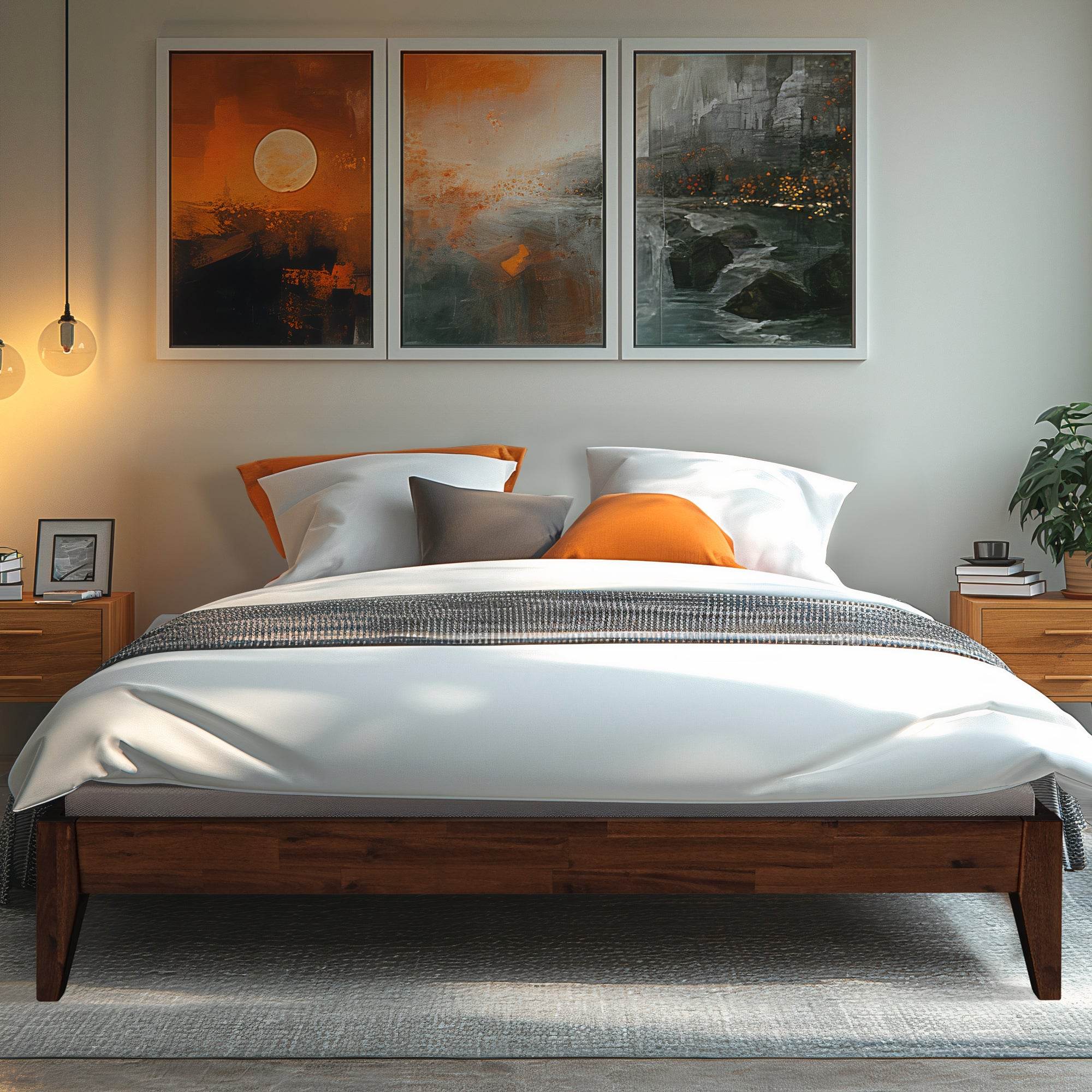Mervyn Solid Wood Platform Bed 