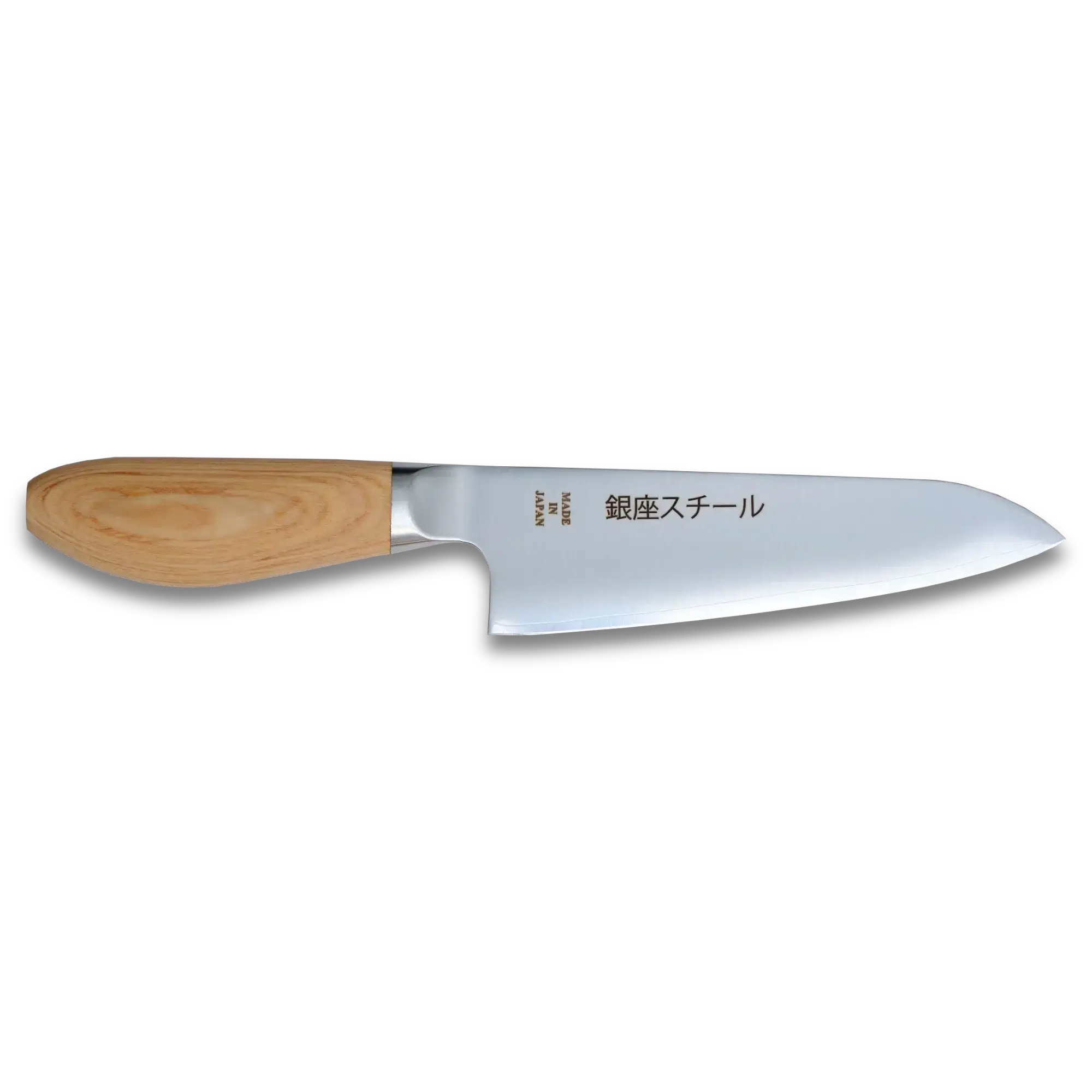 MATSUE 165 - MV Stainless Steel Santoku Knife 165mm/Natural Wood Handle 