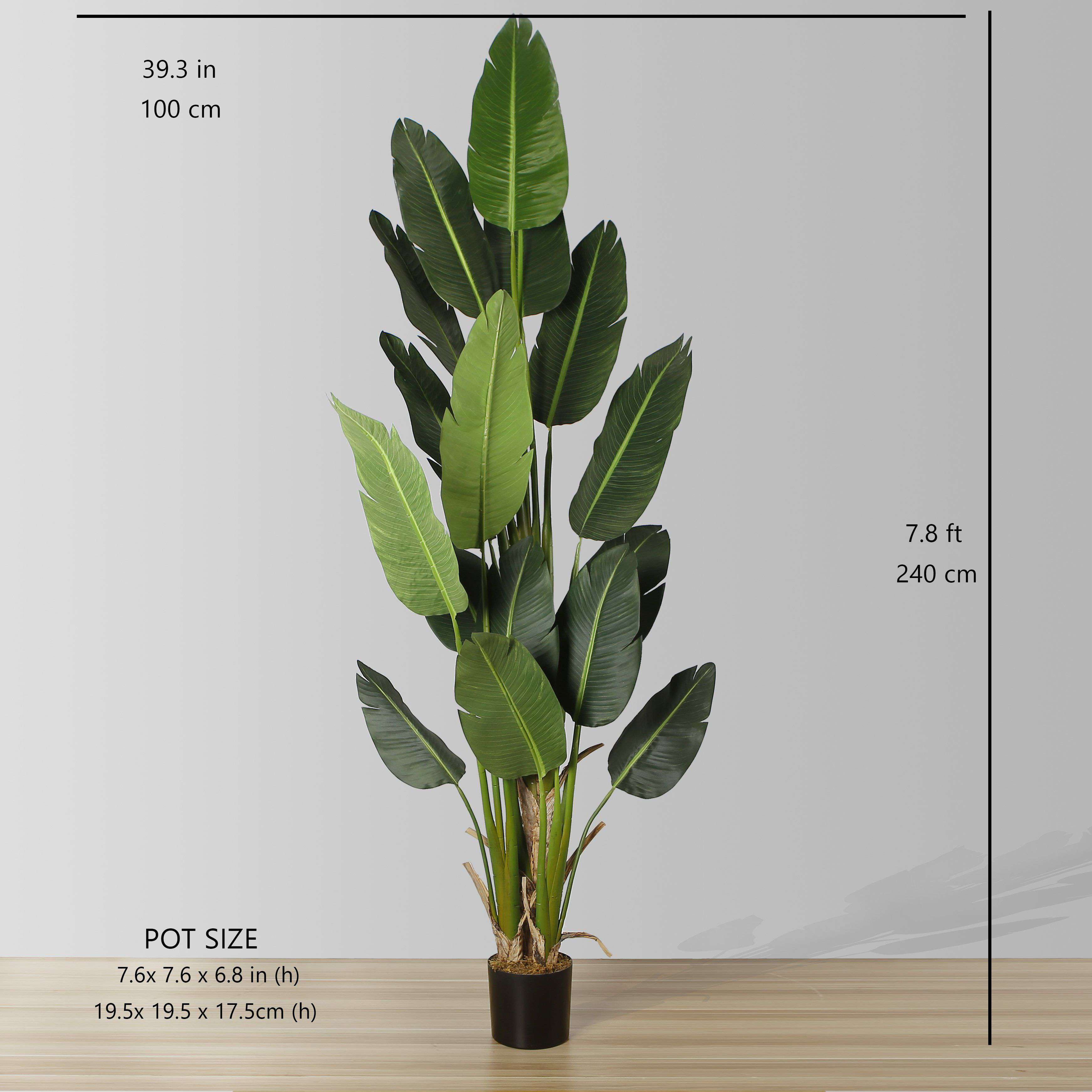 Maza Artificial Bird Of Paradise Potted Plant (Multiple Sizes) 