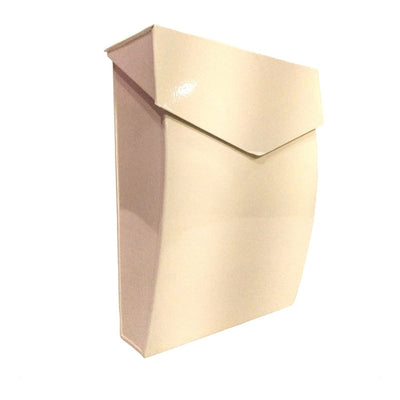 Bradly Steel Mailbox Cream 
