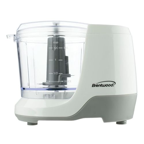 Brentwood 1.5 Cup Mini Food Chopper in White - Free Shipping 