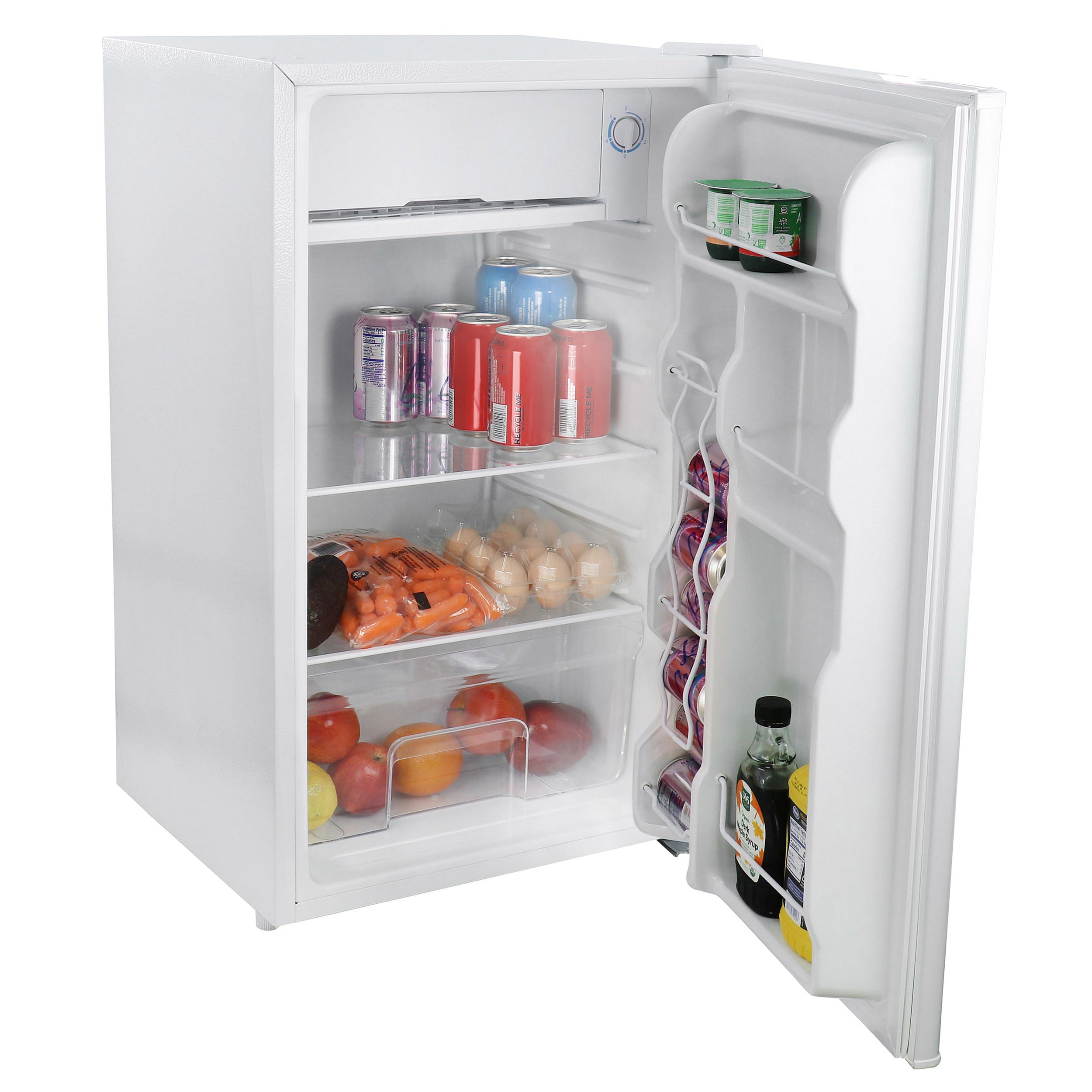 MegaChef 3.2 cu. ft. Compact Freestanding Mini Refrigerator in White - Free Shipping