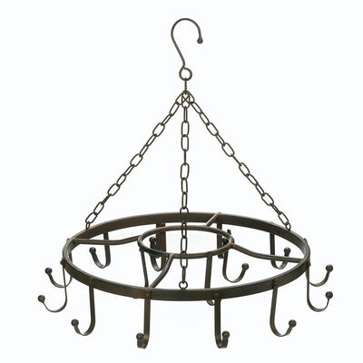 Modern Industrial Circular Hanging Pot Rack - Free Shipping 