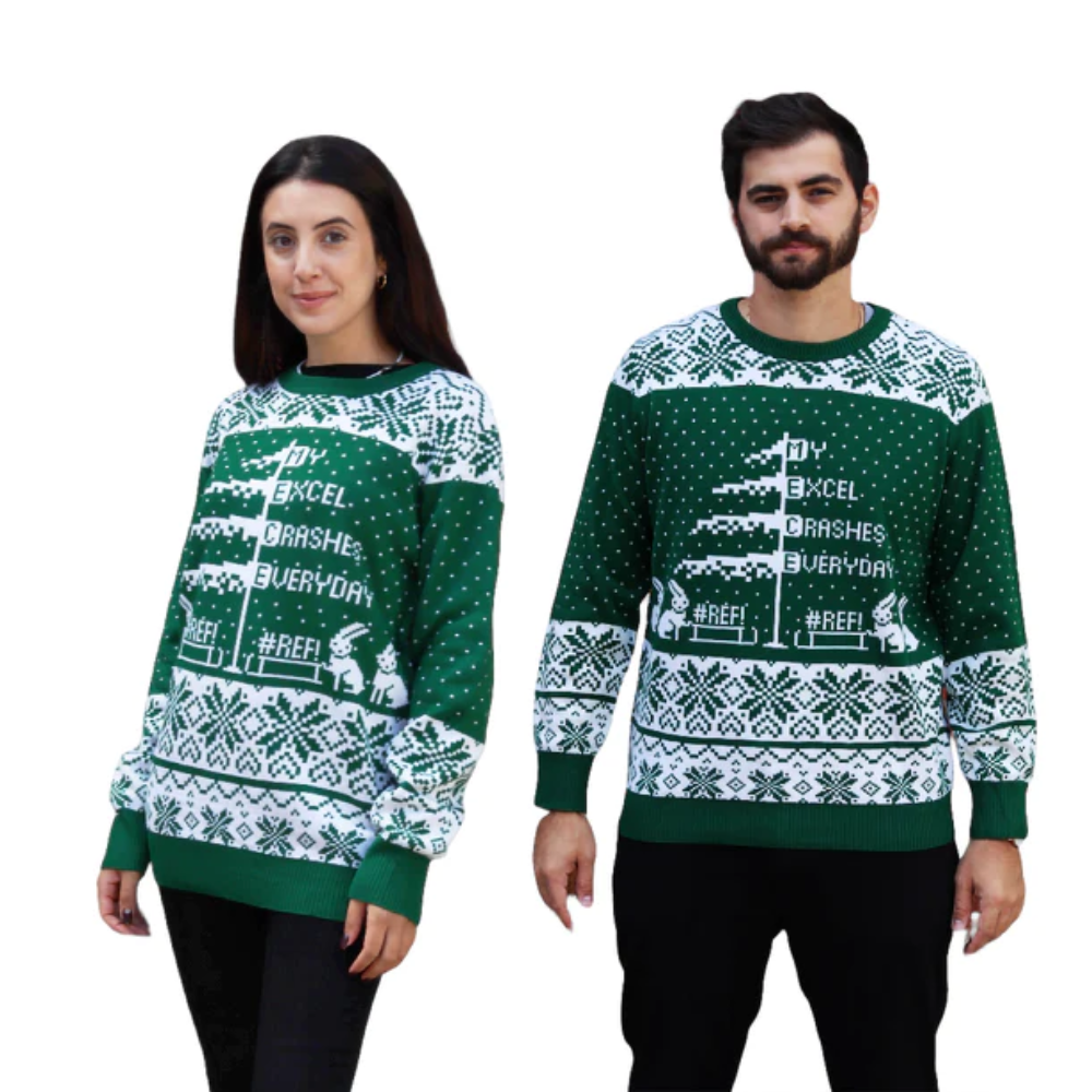 Couple - The MECE Funny Christmas Sweater 
