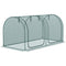 Outsunny 8 x 4ft Crop Cage, Insect-Proof Zippered Tent with Reinforced Stakes for Veggies & Flowers, Green