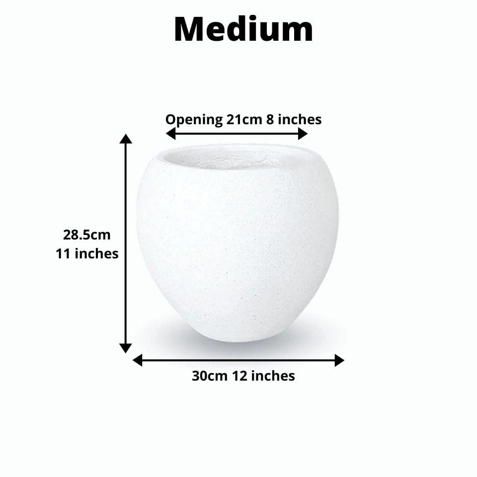 Merida Round Cement Planter (Multiple Sizes) 