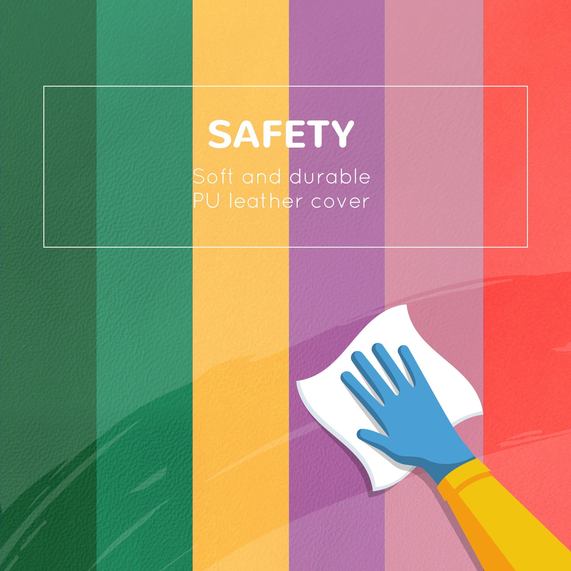 Qaba 6-Piece Soft Play Set for Toddlers 12-36 Months Climb Crawl Slide Multicoloured Activity Toys 