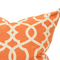Tangerine Pattern Cushion Cover – Bright Orange Cotton Accent, Hand-made in Canada