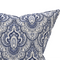 Tea Party Cushion Cover – Elegant Blue Pattern Accent, Hand-made in Canada
