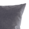 Grey Velvet Cushion Cover – Handmade Rich Velvet, 83% Polyester, 17% Cotton, 20
