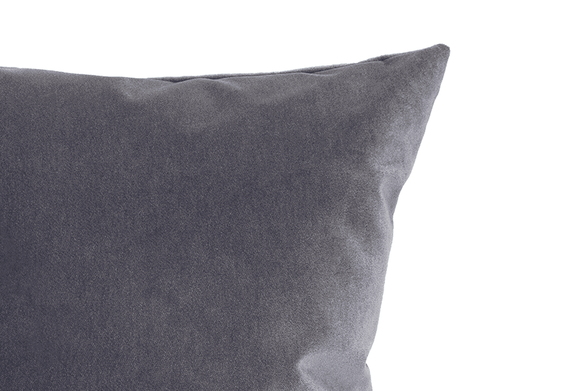 Grey Velvet Cushion Cover 