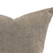 Cement Chenille Cushion Cover – Warm Velvety Texture, Knife Edge Construction, Teal Zipper with Silver Teeth, Hand-Made in Canada, Limited Run