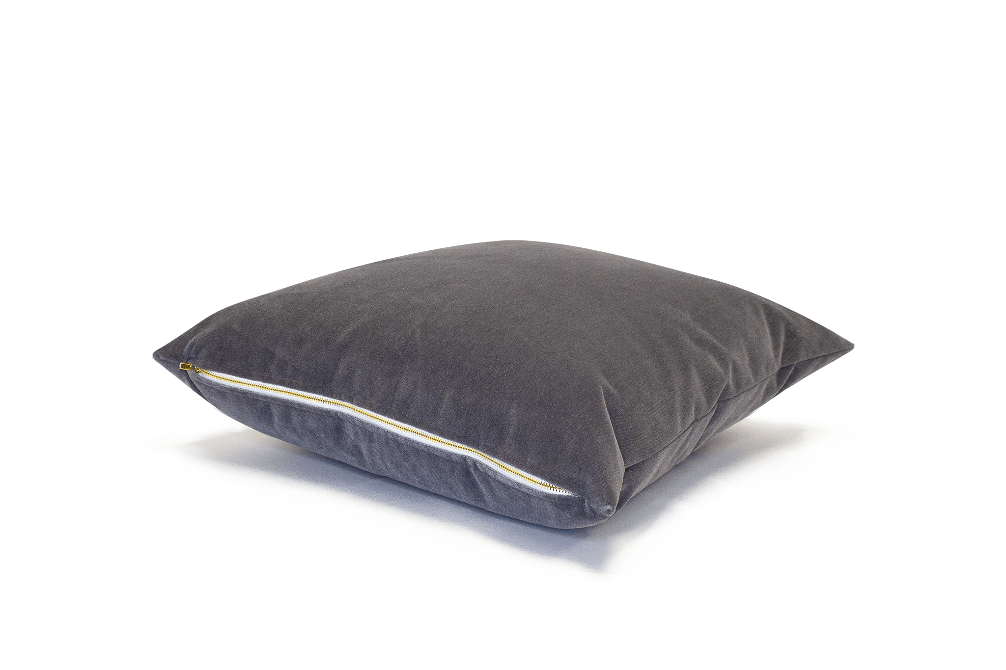 Grey Velvet Cushion Cover 