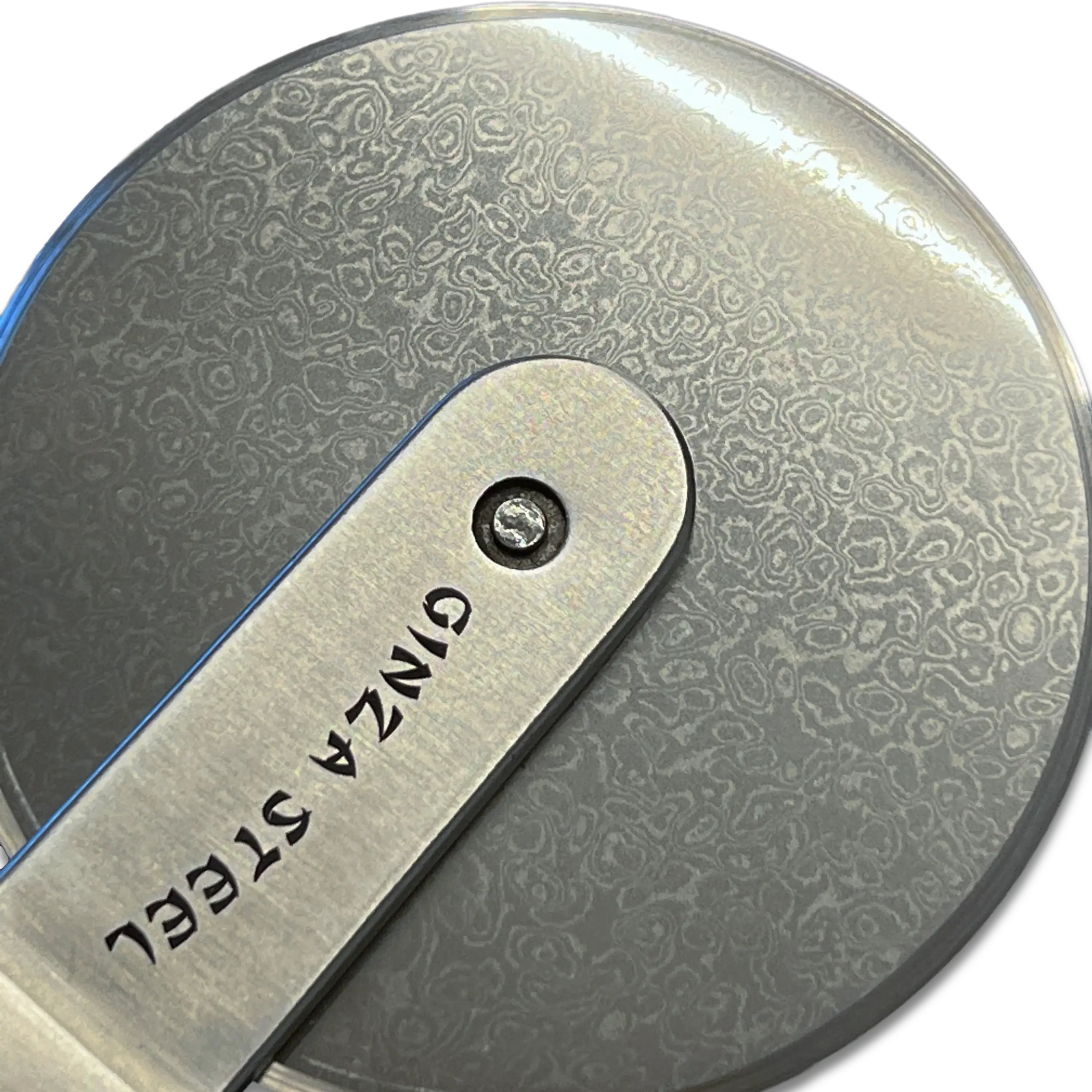 Ginza Steel MIA Pizza Slicer – Stainless Blade with Olive Wood Handle 