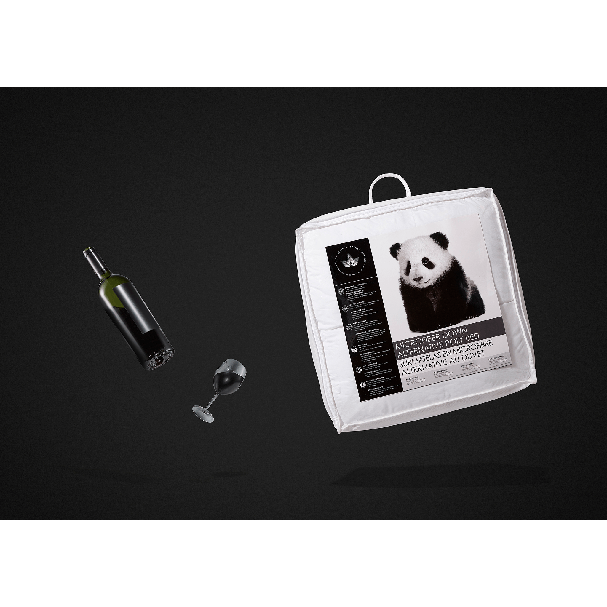 Microfiber Down Alternative Poly Bed 