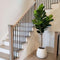Mila Artificial Fiddle Leaf Potted Plant (6ft–8ft) – Realistic Faux Indoor Greenery with Lush Leaves for Home or Office Décor