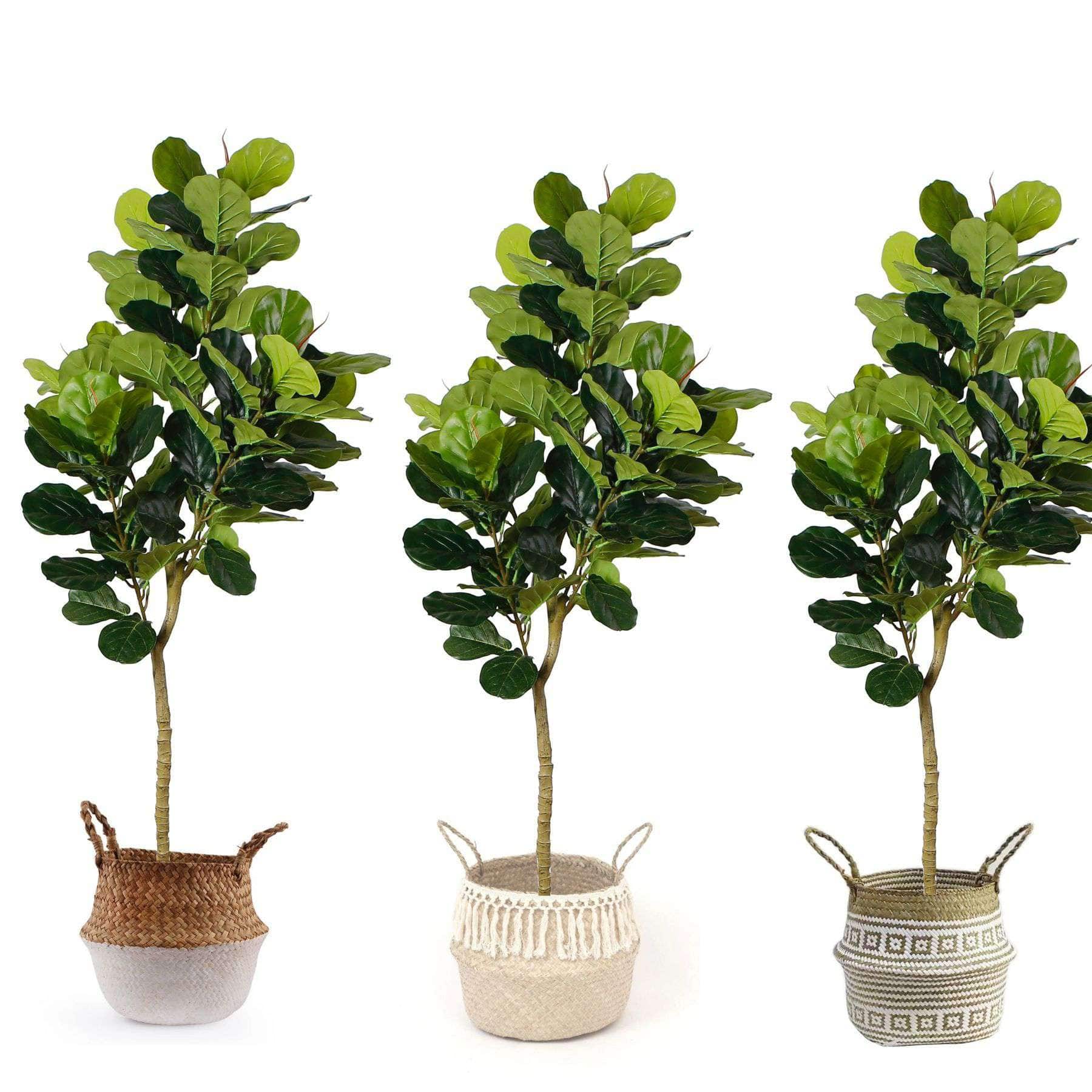 Mila Artificial Fiddle Leaf Potted Plant (Multiple Sizes) 