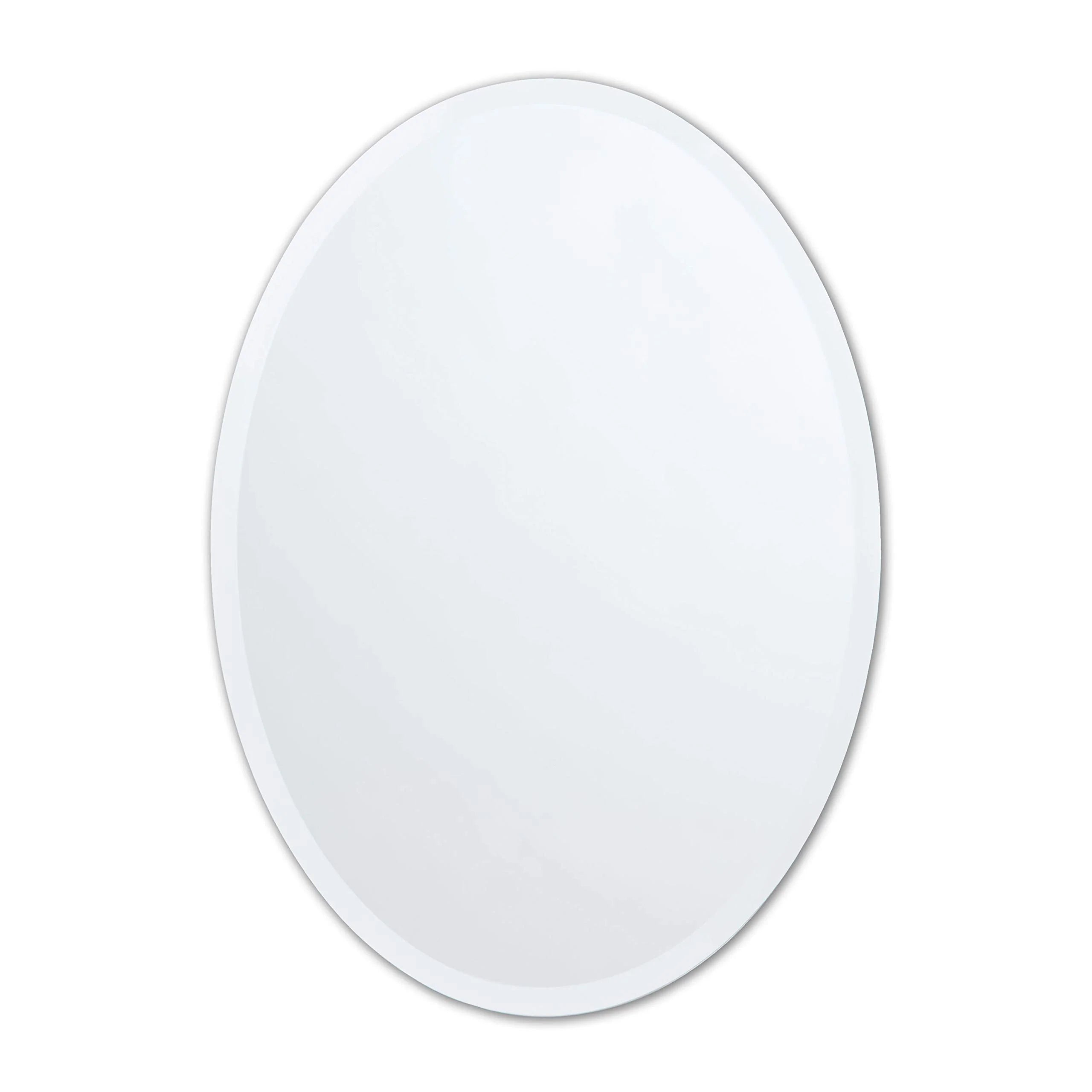 Vera 20" x 28" Oval Frameless Mirror